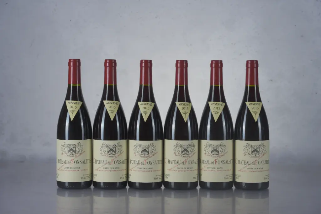 Chateau de Fonsalette Cotes du Rhone 2015 (750ml)