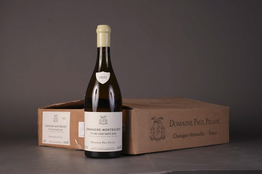 Paul Pillot Chassagne Montrachet 1er Cru Clos Saint-Jean Blanc 2021 (750ml)